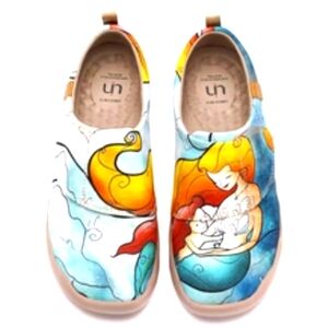 Uni Painted Colorful Fashion Sneakers For Kids, 3 Y, NWT